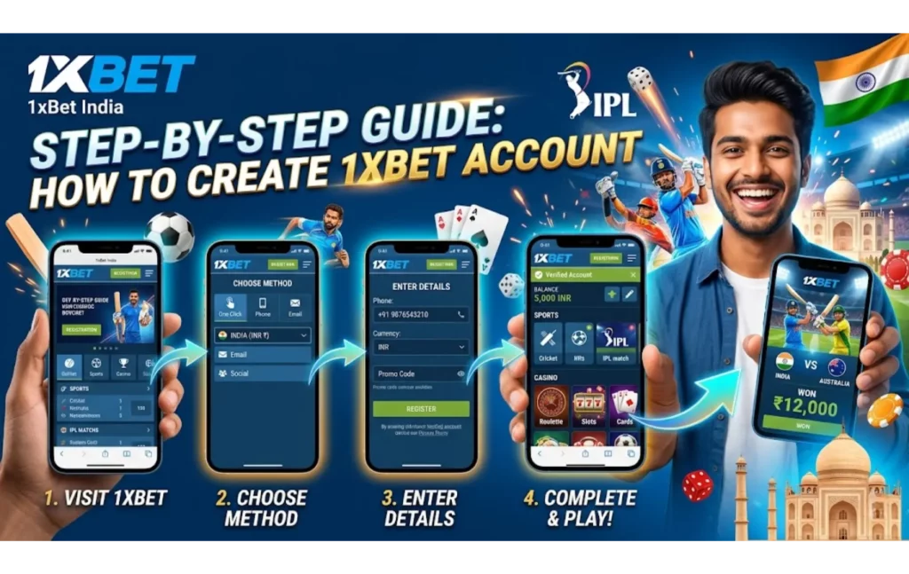 Step-by-Step Guide: How to Create 1xBet Account