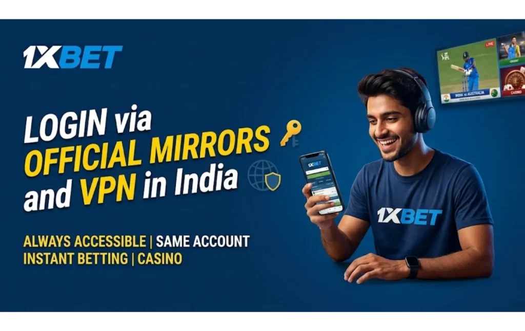 Login via Official Mirrors and VPN in India